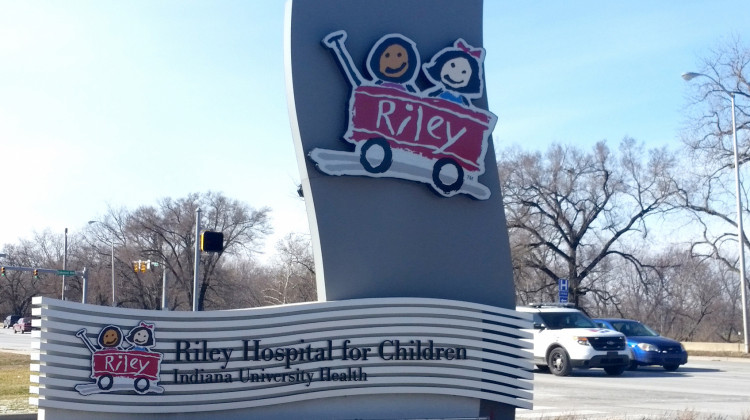 Of the 32 COVID patients at Riley Hospital, nine are pregnant women or new mothers in the maternity unit, 11 are in the pediatric intensive care unit and seven are on ventilators. - (Lauren Chapman/IPB News)