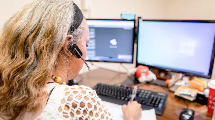 Holliss Williamson is a team leader with the RiverValley Behavioral Health Crisis Line in Owensboro, Kentucky, which is one of about a dozen 988 call centers in the state. In Owensboro and other cities, efforts are being made to get more mental health crisis calls to 911 handed off to 988. - Submitted photo / RVBH