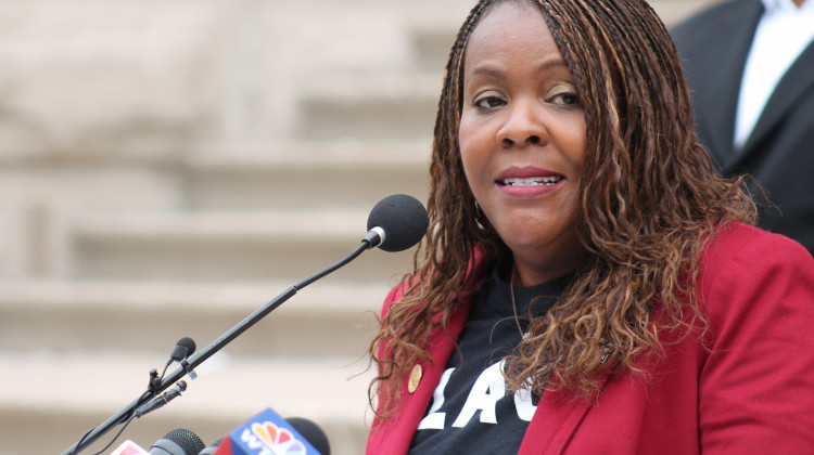 Indiana Black Legislative Caucus Chair Robin Shackleford (D-Indianapolis) has been calling for implicit bias training for lawmakers since last year. - Lauren Chapman/IPB News