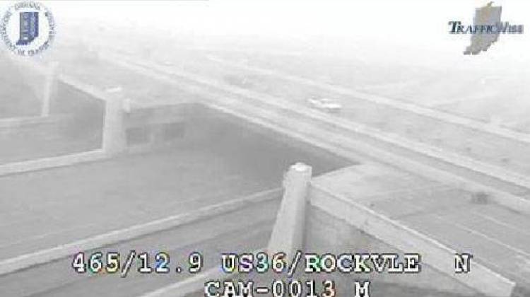 Northbound lanes on Interstate 465 on Indy's west side have been reopened following a Tuesday morning crash that damaged the U.S. 36/Rockville Road bridge. - Indiana Department of Transpiortation