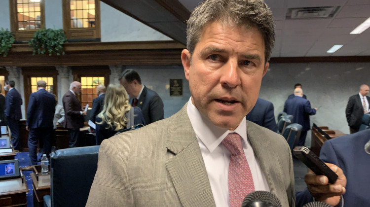 Senate President Pro Tem Rodric Bray (R-Martinsville) said his caucus’s 2022 agenda is focused on “nuts and bolts” measures.  - (Brandon Smith/IPB News)