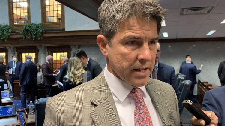 Senate President Pro Tem Rodric Bray (R-Martinsville) said the House and Senate will look for a new landing spot for legislative language that would eliminate the requirement to get a license to carry a handgun. - Brandon Smith/IPB News