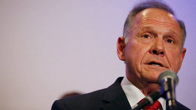 Former Alabama Chief Justice and U.S. Senate candidate Roy Moore speaks at a news conference, Thursday, Nov. 16, 2017, in Birmingham, Ala.  - AP Photo/Brynn Anderson