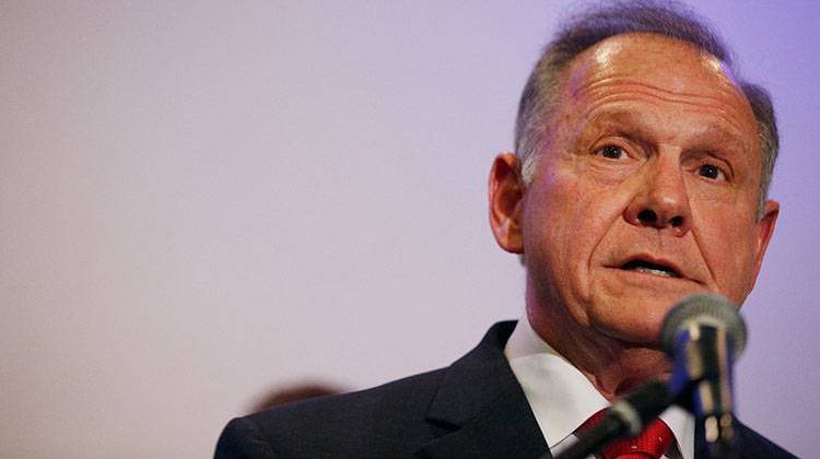 Former Alabama Chief Justice and U.S. Senate candidate Roy Moore speaks at a news conference, Thursday, Nov. 16, 2017, in Birmingham, Ala. - AP Photo/Brynn Anderson