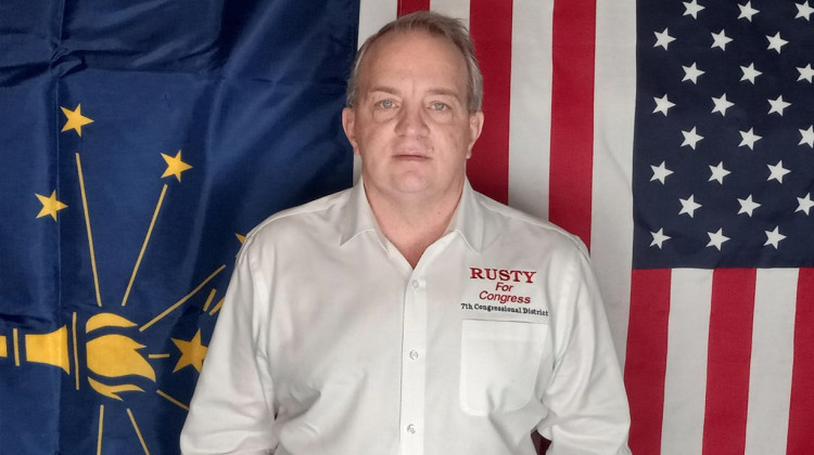 Rusty Johnson is a disabled veteran who wants to see VA reforms and an effort to reduce the national debt. He ran as a Republican two years ago for the same office. - Courtesy of Rusty Johnson's campaign website.