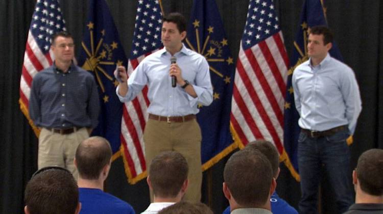 Paul Ryan Campaigns For Trey Hollingsworth In Southern Indiana