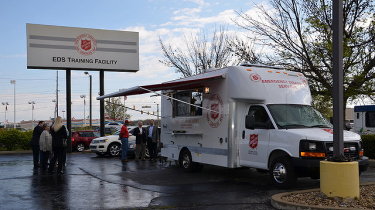 Salvation Army - The mobile feeding unit, commonly referred to as a "canteen,