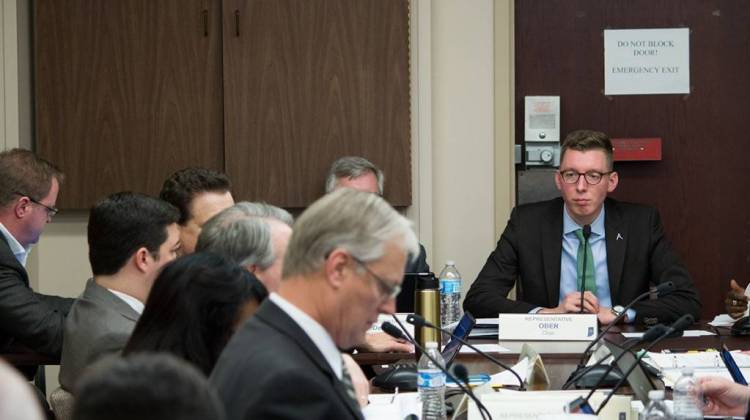 House Utilities, Energy and Telecommunications Chair Dave Ober (R-Albion) holds a vote on SB 309 before a packed room. - Nick Janzen/IPB