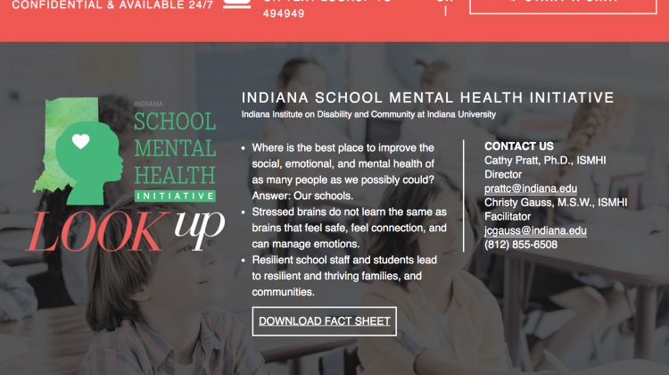 Partnership Increases Mental Health Resources For Hoosier Schools
