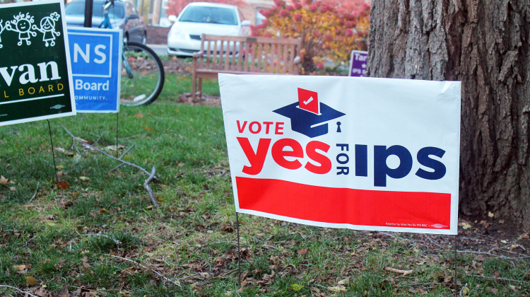 Indianapolis Public Schools was one of 10 school corporations with referenda on the ballot this November, that also won approval from voters. - Lauren Chapman/IPB News
