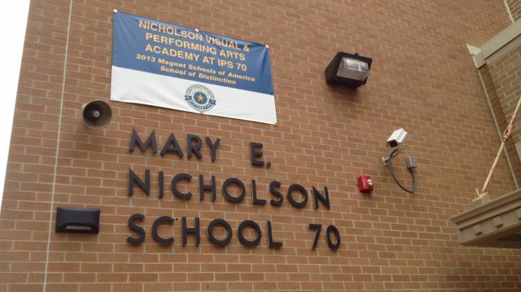 Mary E. Nicholson School 70, 510 E. 46th St. on the Northside of Indianapolis. - Eric Weddle / WFYI Public Media