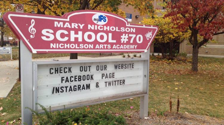 Mary E. Nicholson School 70, 510 E. 46th St. on the Northside of Indianapolis. - Eric Weddle / WFYI Public Media