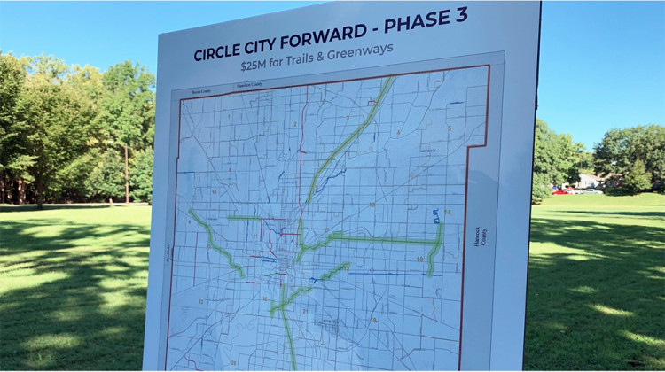The Pleasant Run Greenway upgrades are part of the Circle City Forward initiative. - Jill Sheridan/WFYI