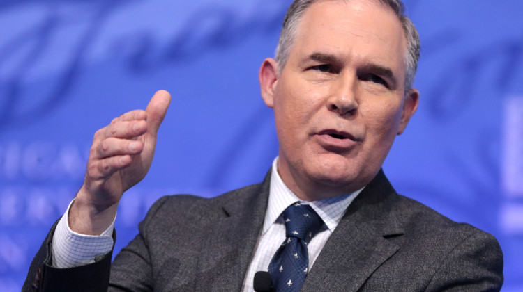 Scott Pruitt speaking at the 2017 Conservative Political Action Conference in Maryland during his time as EPA administrator. - Gage Skidmore/Wikimedia Commons