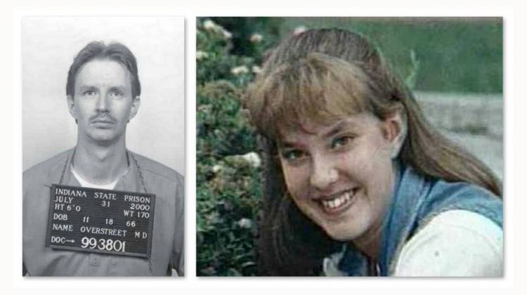 Michael Overstreet left, is on Indiana’s death row after he was convicted of killing Kelly Eckart, an 18-year-old Franklin College student. - TheStatehousFile.com