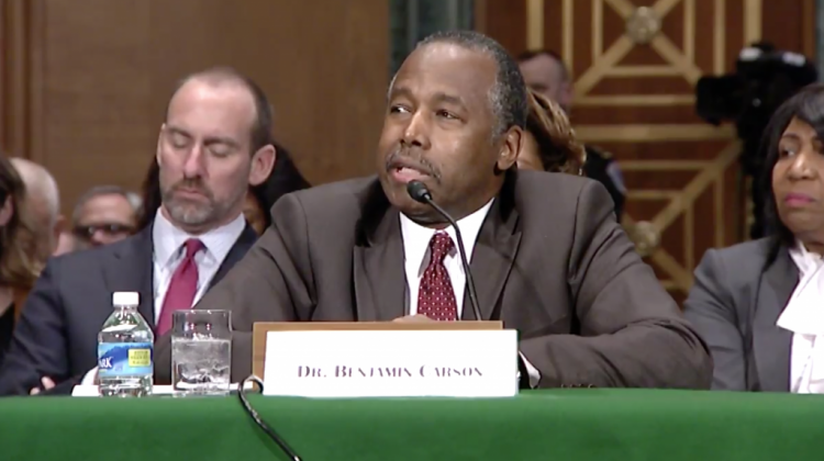 East Chicagoâ€™s lead crisis came up Thursday at Ben Carsonâ€™s confirmation hearing to lead the federal Department of Housing and Urban Development.