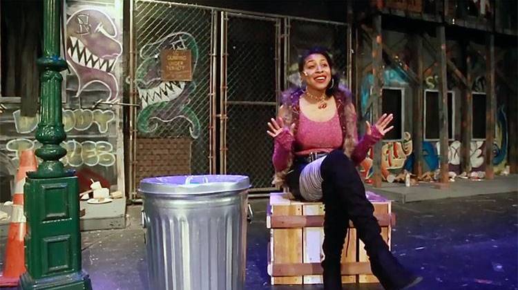 Kendra Randle as Paradice in the Footlite Musicals production of "Brooklyn." - Scott McAllister/WFYI