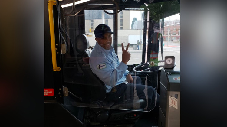 IndyGo says new plastic shields installed on its buses will allow for safer interactions between drivers and riders. - Provided by IndyGo