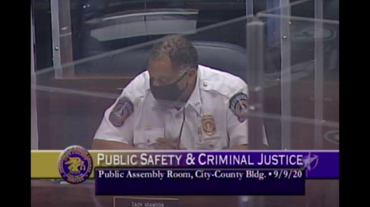 Council's Public Safety And Criminal Justice Committee Considers IMPD Budget