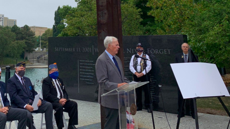 The Indiana 9/11 Memorial in downtown Indianapolis.  - Jill Sheridan WFYI