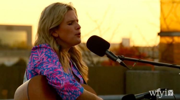 Singer songwriter Katherine Nagy performs during her Small Studio Session. - WFYI Productions