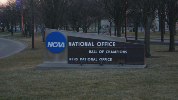 NCAA headquarters in downtown Indianapolis. - (Samantha Horton/IPB News)