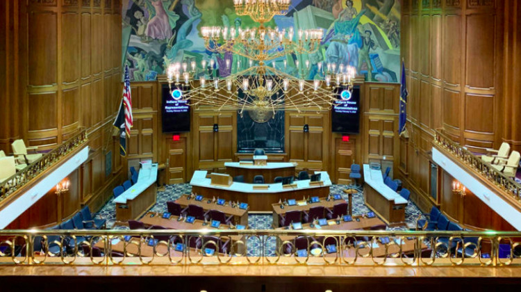The Indiana House wrapped up the legislature's portion of redistricting by sending the bill to the governor. - (Brandon Smith/IPB News)