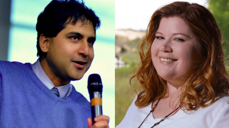Jesse Kharbanda (left) and Natalie Johnson (right) both announced they would be stepping down from leadership positions at their organizations this week. - (Courtesy of Courtney Brooks and Save the Dunes)