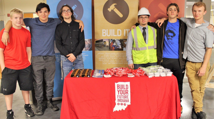 About 40 students at Hamilton Heights High School are expected to participate next fall in a new State Earn and Learn construction program, the first of its kind in the state. - Courtesy Indiana Department of Workforce Development