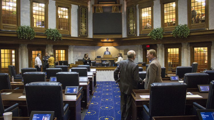 The Indiana Senate Chamber - FILE PHOTO: Peter Balonon-Rosen/IPB News