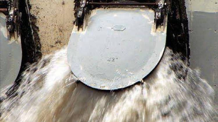During periods of heavy rain, combined sewer systems can overflow into Indiana's rivers. - Photo courtesy Frank Suarez