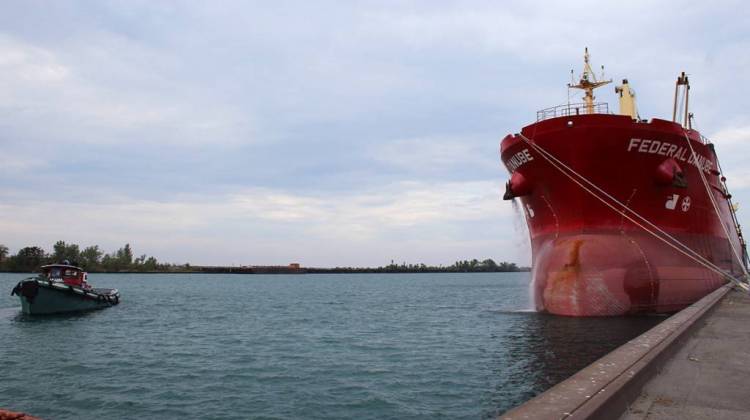 At Indiana's Burns Harbor Port, Steel And Water Remain King