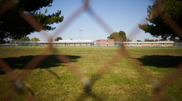 The Indiana Women's Prison, a maximum-security facility in Indianapolis, houses incarcerated women with significant health needs. Women with suicidal ideation can be placed on suicide watch, where their incarcerated peers observe them one-on-one. - (Elizabeth Caudle/Side Effects Public Media)