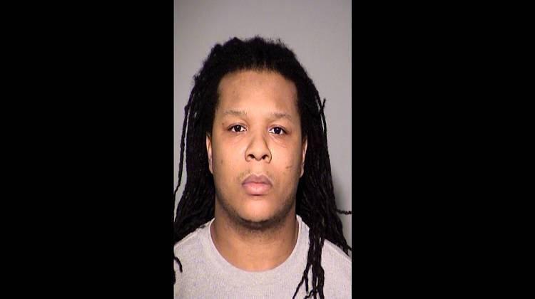 Police arrested the driver of the truck, William Smith, Indianapolis, on charges of unlawful possession of a firearm by a serious violence felon. - IMPD Booking Photo