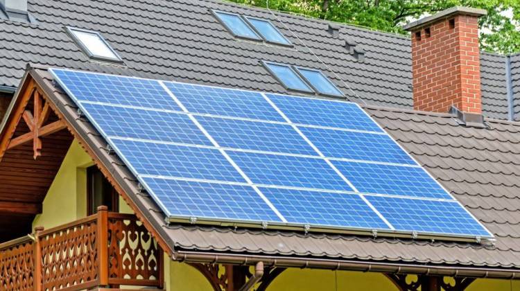 A controversial bill that alters Indianaâ€™s net metering policy, passed the Senate Monday. - stock photo