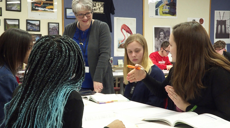 Becky Stoltzfus has been a teacher for 24 years, and says shes worried about the future of teaching in the state.  - (Zach Herndon/WTIU)