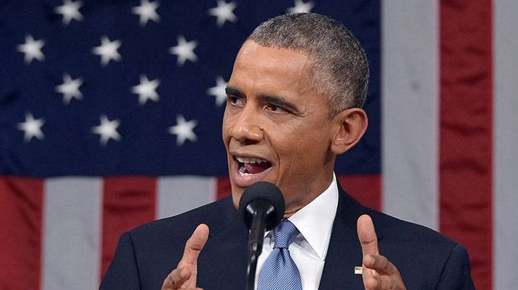 President Barack Obama delivers his State of the Union address to a joint session of Congress on Capitol Hill on Tuesday, Jan. 20. - AP Photo/Mandel Ngan, Pool