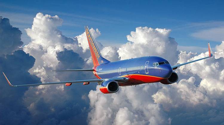 Southwest will offer the seasonal daily nonstop to San Diego from June through August. - stock photo