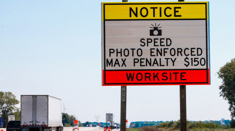 Highway construction zone speed cameras now active in Indiana