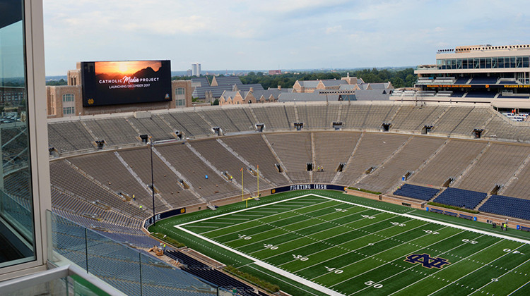 Richard Morrison played for Notre Dame from 1985 to 1988 as a nose guard. His lawsuit alleges that the university and the NCAA knew about but “recklessly disregarded” the harmful effects of repeated head injuries and concussions.  - FILE: WVPE