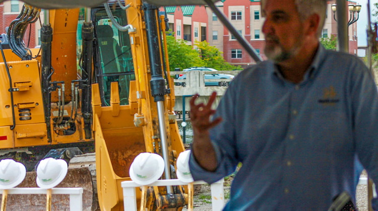 Holcomb breaks ground on $102 million state archives building