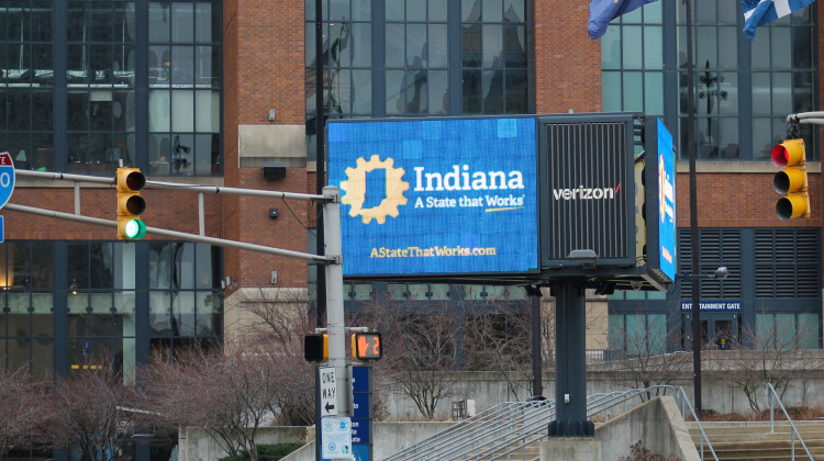 Gov. Mike Braun signed two executive orders Thursday to reduce fraud and add new reporting requirements for Hoosiers on unemployment. - Lauren Chapman / IPB News