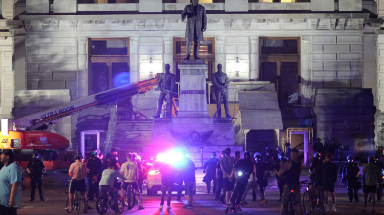 Legislation requiring local governments to prioritize protection of monuments, statues and commemorative property is likely a reaction to 2020's Black Lives Matter protests.  - Lauren Chapman/IPB News