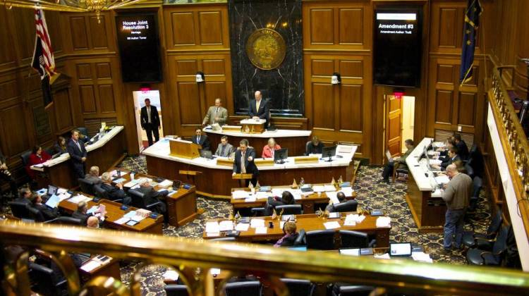 A debate in the Indiana House during the 2014 legislative session. - Hawthorn M./Flickr