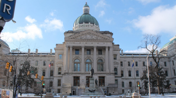 The Indiana Statehouse  - (Lauren Chapman/IPB News)