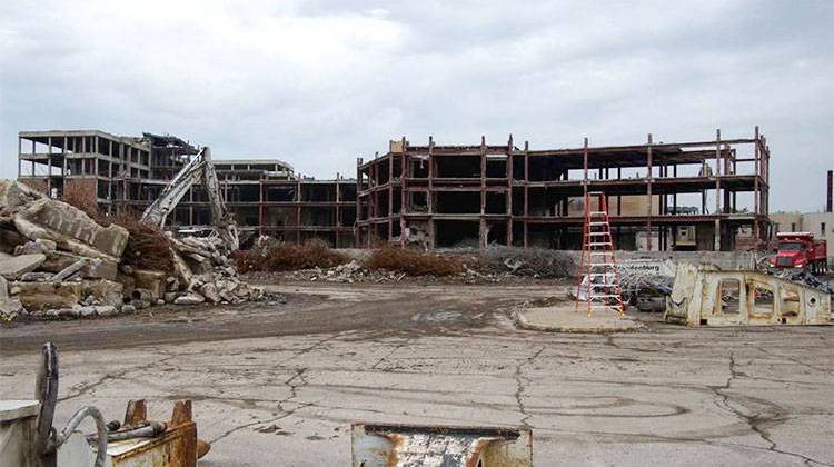 St. Francis Hospital Beech Grove demolition. - Leigh DeNoon