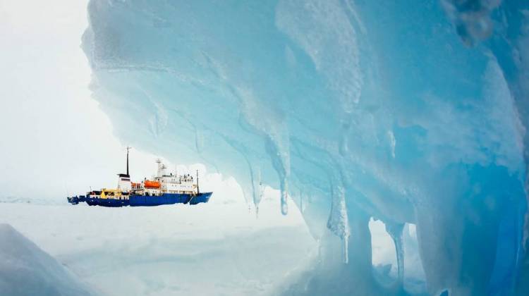 Singing, Stomping, Stranded Explorers Prep Antarctic Helipad