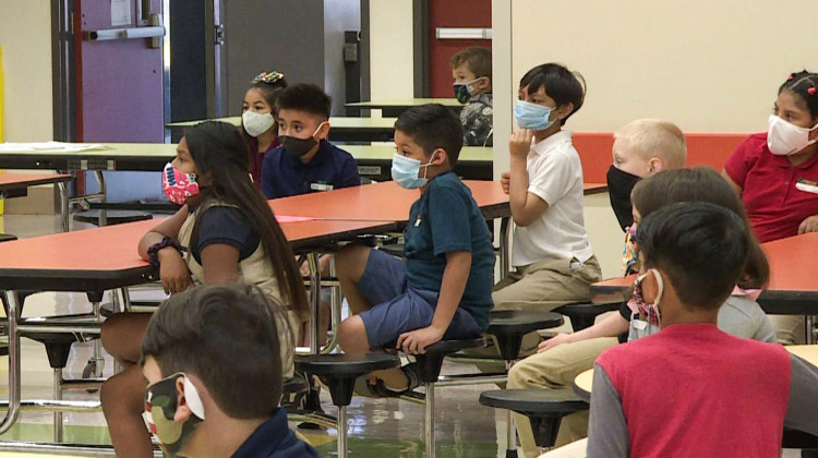Several Indiana school districts began requiring masks for students and staff Monday as the delta variant continued surging across the state. - FILE: Jeanie Lindsay/IPB News