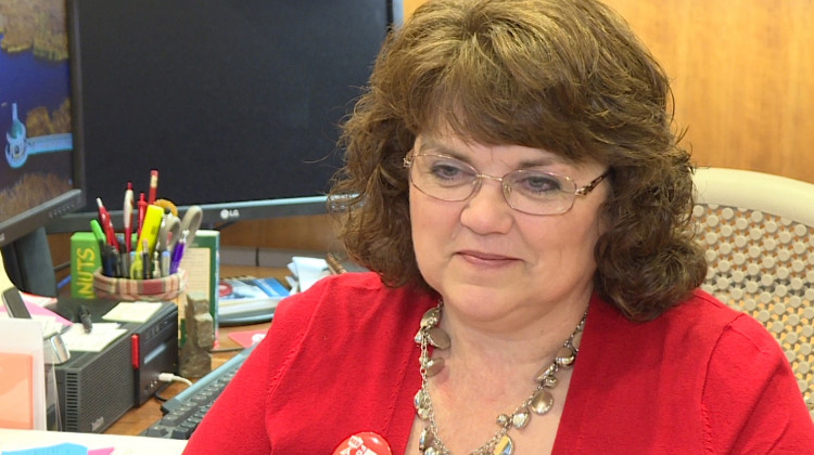 Teresa Meredith is the president of the Indiana State Teachers Association.  - Jeanie Lindsay/IPB News