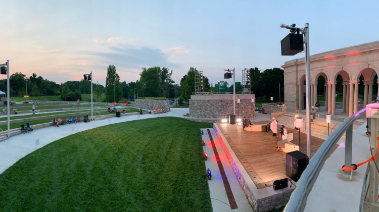 The new amphitheater at Riverside Park. - Photo provided by Indy Parks